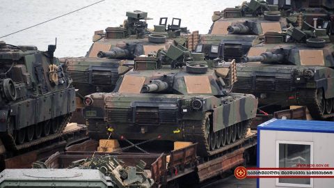  Ամերիկյան «M1A2 Abrams» տանկերը