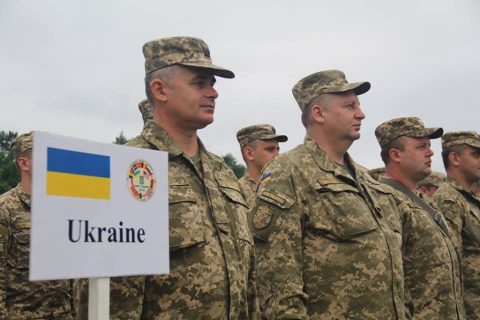 Ուկրաինացի զինծառայողները Rapid Trident – 2016 միջազգային զորավարժության բացմանը