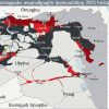 «Իսլամական պետություն» ահաբեկչական խմբավորման վերահսկած տարածքի կորուստները 2015 հունվար — 2016 հուլիս ժամանակահատվածում