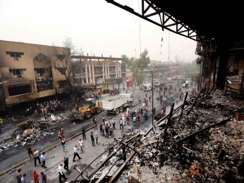 Հուլիսի 3-ի Բաղդադի ահաբեկչությունը, ինչի արդյունքում զոհվել էր 292 մարդ: Լուսանկարը՝ َََAP գործակալության