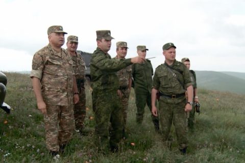 ՀՀ և ՌԴ ԶՈւ զորքերի (ուժերի) միացյալ խմբավորման հրամանատարությունը վարժանքներ է անցկացնում