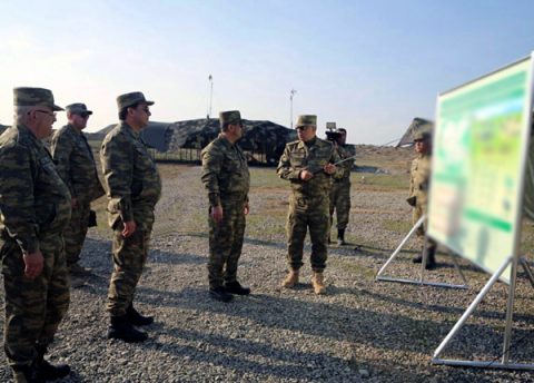 Ադրբեջանի պաշտպանության նախարարն այցելել է ՌՕՈւ դաշտային շարժական հրամանատարական կետ
