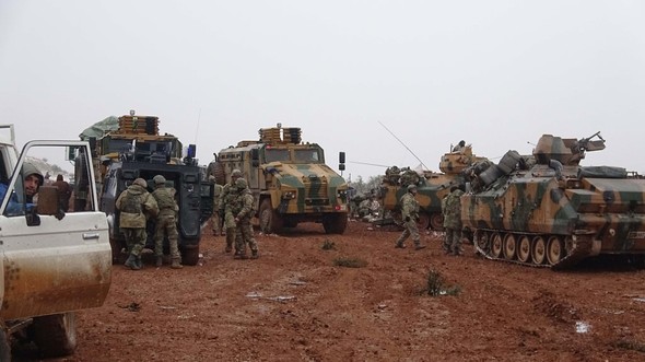 Թուրքիայի զինուժը Սիրիայի Ալ-Բաբ քաղաքի մոտակայքում։