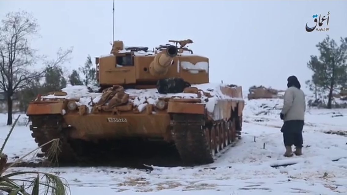 ԻՊ-ն ռազմավար է վերցրել Թուրքիայի ԶՈւ Leopard 2 տանկ