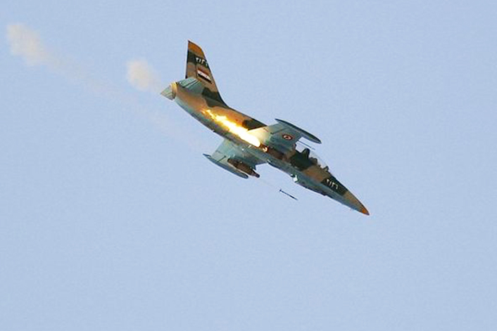 Սիրիայի օդուժի Լ-39 ուսումնամարտական ինքնաթիռ (արխիվ)