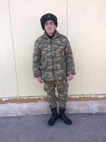Ադրբեջանի ԶՈւ սպանված զինծառայող Ֆաթաև Խանալին (Xanəli Fəttayev)