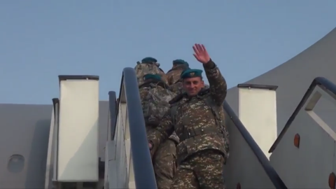 Հայաստանցի խաղաղապահ զինծառայողները մեկնել են Գերմանիա՝ Աֆղանսատան մեկնելուց առաջ պատրաստութան անցնելու: