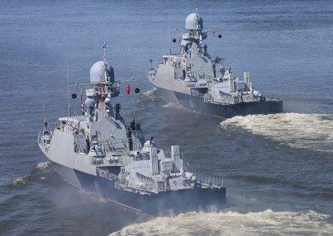 ՌԴ Կասպյան նավատորմիղը զորավարժություն է անցկացրել Աստրախանում և Մախաչկալայում: