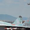«Էրեբունի» օդանավակայանում տեղակայված ռուսաստանյան ավիախմբի ՄիԳ֊29 կործանիչների օդաչուները թռիչքներ են իրականացնում: