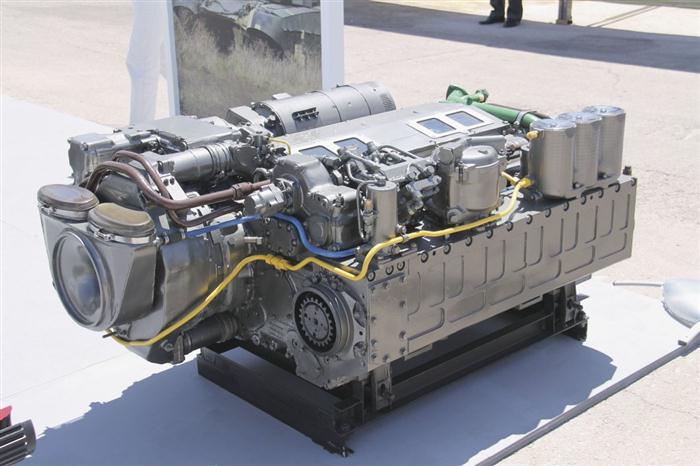 Ուկրաինական արտադրության 6ՏԴ-3 տանկի շարժիչ