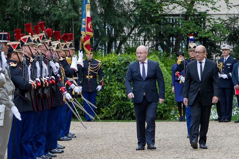 Վրաստանի և Ֆրանսիայի պաշտպանության նախարարները