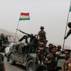Իրաքի քրդական ինքնավարության մարտիկները ամերիկյան HMMWV զրահապատ մեքենայով