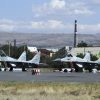ՌԴ ՌՕՈւ Միգ-29 կործանիչները Էրեբունի ավիաբազայում:
