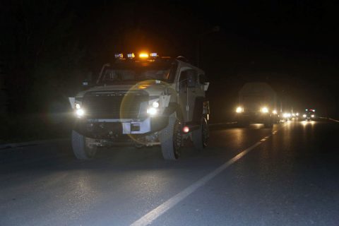 Ադրբեջանի բանակի վարժանքներին մասնակցող «Սենդքեթ» զրահամեքենա