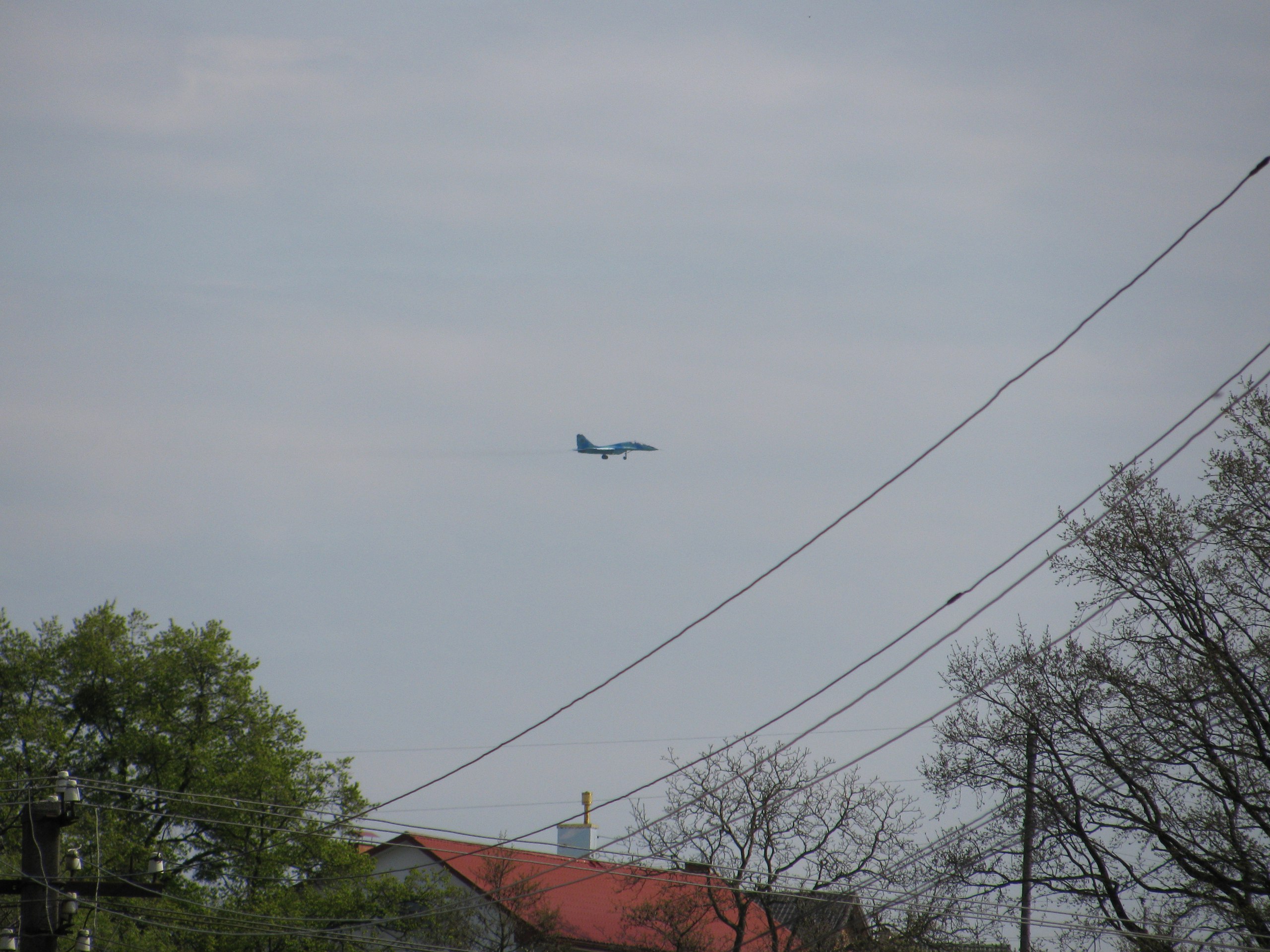 Ադրբեջանի ՌՕՈւ Միգ-29 կործանիչը թռիչքներ է կատարում Լվովում. նկարը՝ ուկրաինական մասնագիտացված MilitaryAviation.in.ua կայքից