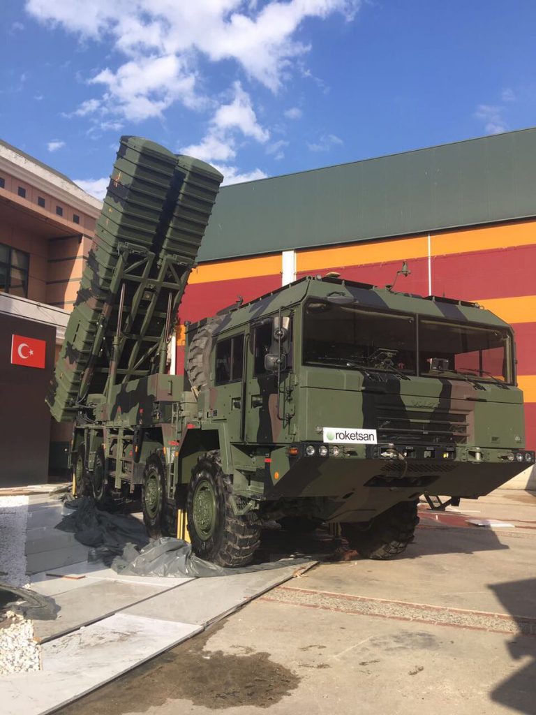 Թուրքական «Ռոքեթսան» ընկերության արտադրության BORA օպերատիվ-մարտավարական հրթիռային համակարգ