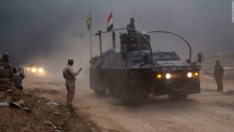 Իրաքի կառավարական ուժերը Մոսուլ քաղաքում. (արխիվ)
