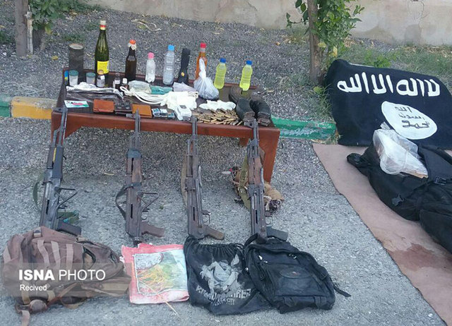 Իրանի Հորմոզգան նահանգում «Իսլամական պետություն» ահաբեկչական խմբավորման 4 զինյալներից առգրավված զինամթերքը
