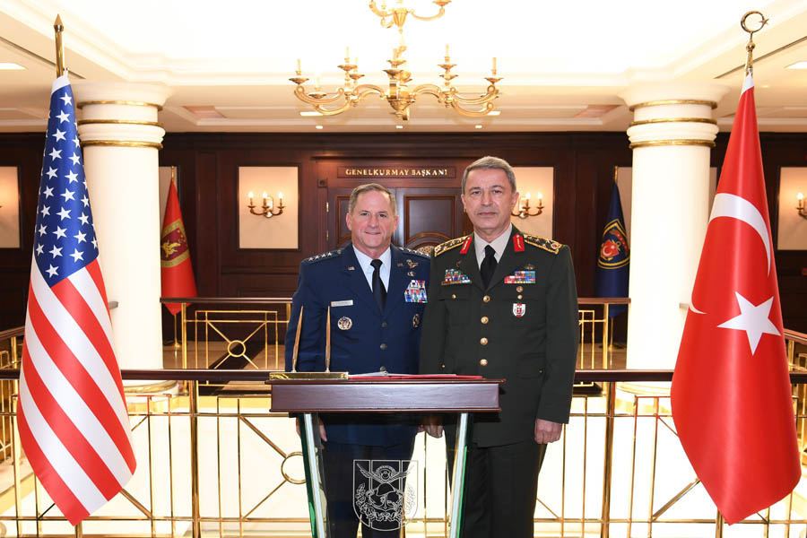 Անկարայում հանդիպել են ԱՄՆ ՌՕՈւ հրամանատարը և Թուրքիայի ԶՈւ ԳՇ պետը. հուլիս 2017