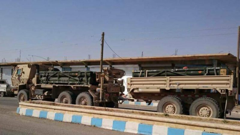Ամերիկյան HIMARS ՀԿՌԿ-ների հրթիռները Սիրիայում
