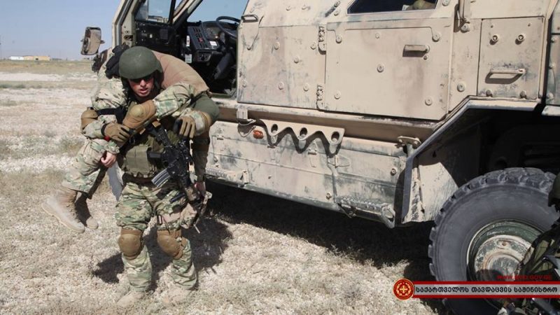 Աֆղանստանում Վրաստանի ԶՈւ զինծառայողների զորավարժությունը