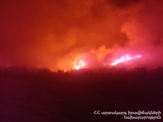 Վայոց Ձորում անտառածածկ տարածք է այրվում. 11.08.2017
