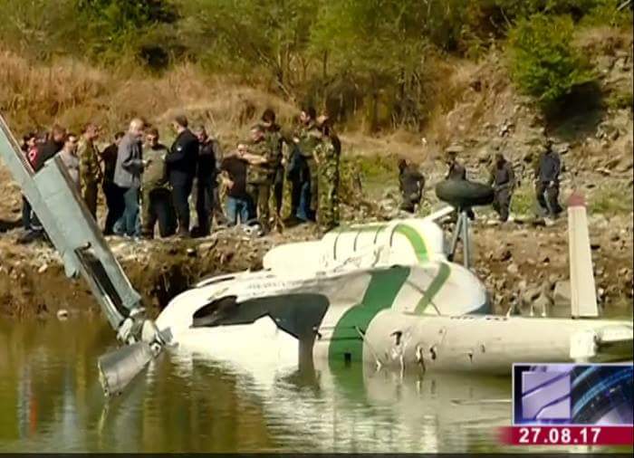 Վրաստանի ՆԳՆ Մի-8 ուղղաթիռը ընկել է ջրամբարը