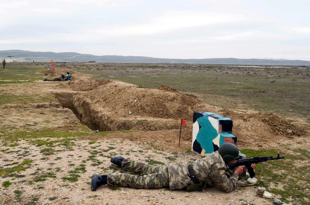 մոտոհրաձգային ստորաբաժանման հրամանատարների վարժանքներ Ադրբեջանում. 30.11.2017