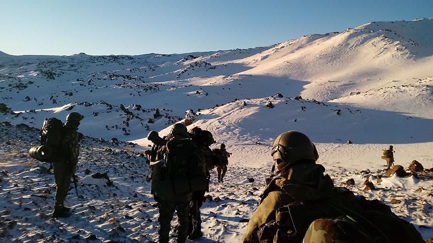 Թուրք ուժայինները PKK-ի դեմ գործողություններ են իրականացնում Թոնդրակ լեռան շրջանում. նոյեմբեր 2017թ.