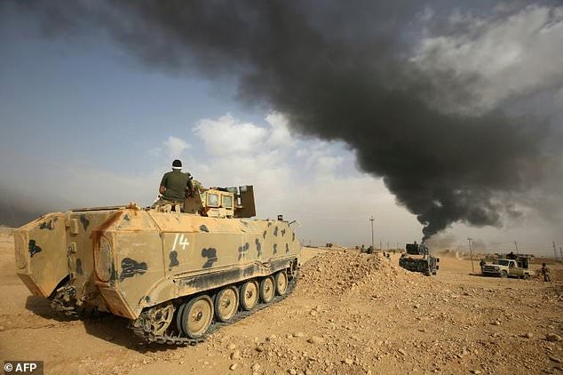 Իրաքյան զորքերը Ալ-Կաիմի մերձակայքում: Լուսանկարը՝ AFP լրատվական գործակալության