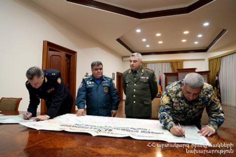 ՀՀ ԱԻՆ-ը և Հայաստանում Ռուսաստանի անվտանգության դաշնային ծառայության սահմանապահ վարչությունը ստորագրել են համագործակցության պլան