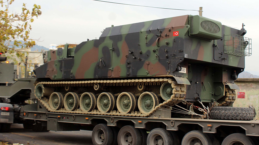Սիրիայի սահման ուղարկվող թուրքական հետևակի մարտական մեքենա