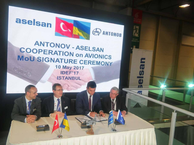 Ուկրաինական «Անտոնով» ընկերությունը և թուրքական «Ասելսանը» պայմանավորվել են համագործակցության շուրջ