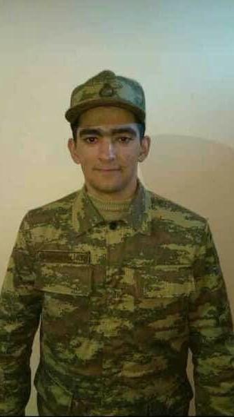 Ադրբեջանի բանակի մահացած զինծառայող Մեհդիև Ֆահմին Դաշգըն օղլուն (Mehdiyev Fəhmin Daşqın oğlu). 13.02.2018
