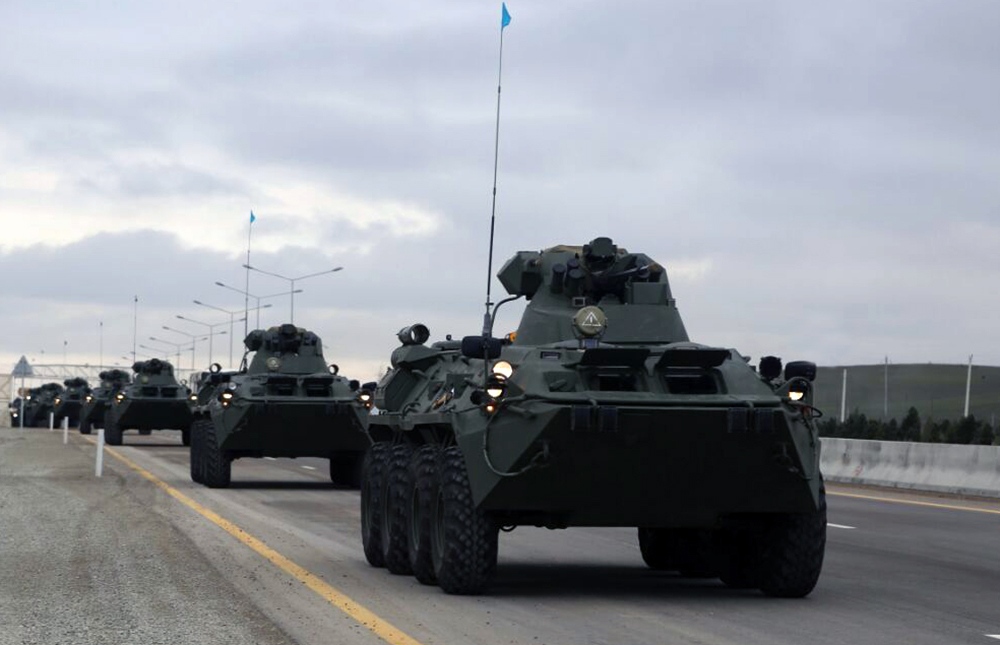 Ադրբեջանի ԶՈւ զորավարժությանը ներգրավված ԲՏՌ-82Ա ԶՓ-ներ. 13.03.2018