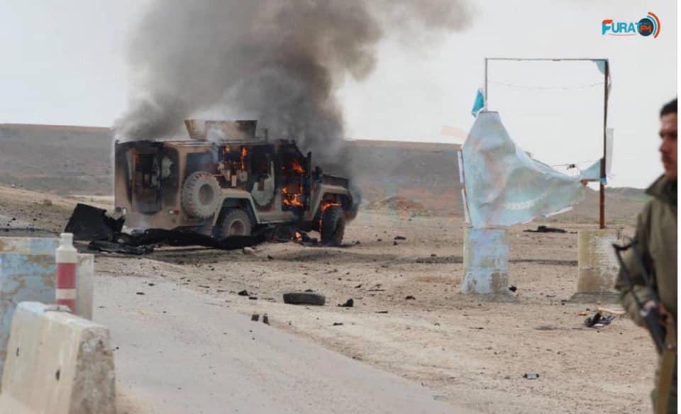 Հունվարի 21–ին Սիրիայում «Իսլամական պետության» պայթեցրած զրահամեքենան