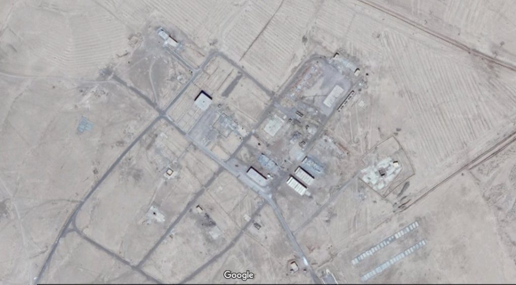 Սիրիայի բանակի ՀՕՊ 113-րդ բրիգադի տեղակայման վայրն` ըստ Google քարտեզի