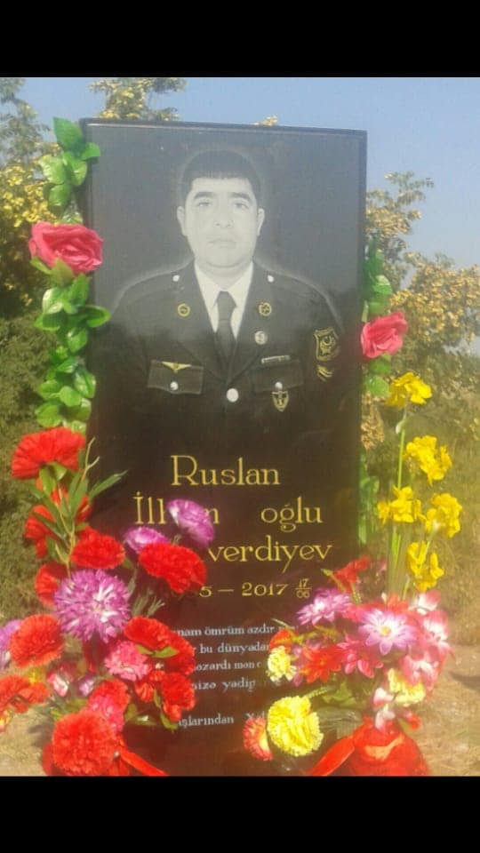 2017թ․ հունիսի 6-ին սպանված ադրբեջանցի հետախույզ Ռուսլան Իլհամ օղլու Օջախվերդիևը (Ocaxverdiyev Ruslan İlham oğlu)