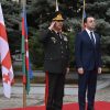 Ադրբեջանի պաշտպանության նախարար Զաքիր Հասանովը և Վրաստանի պաշտպանության նախարար Իրաքլի Գարիբաշվիլին
